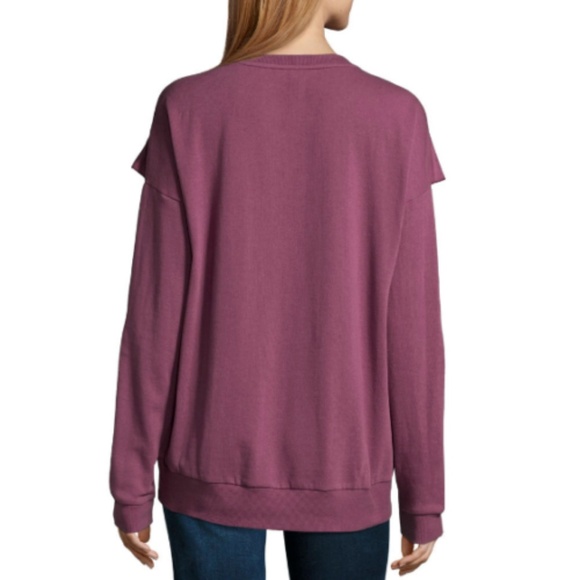 Arizona Ruffle Sweatshirt-Juniors - Picture 2 of 2